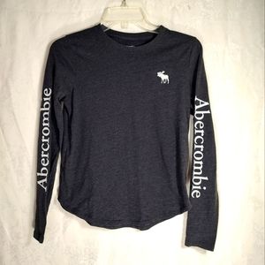 Abercrombie kids dark gray shirt   boys 13 / 14    #518